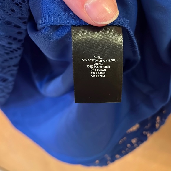 Jessica Howard Blue Lace Dress - Picture 5 of 7